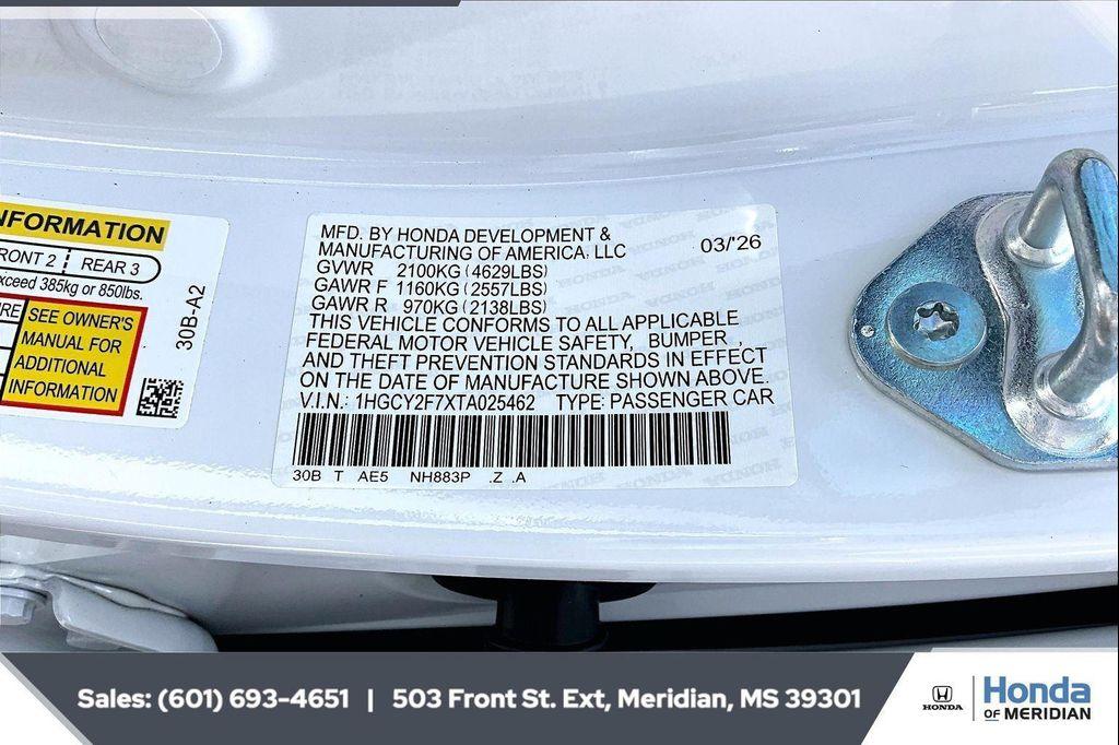 new 2026 Honda Accord Hybrid car, priced at $37,145