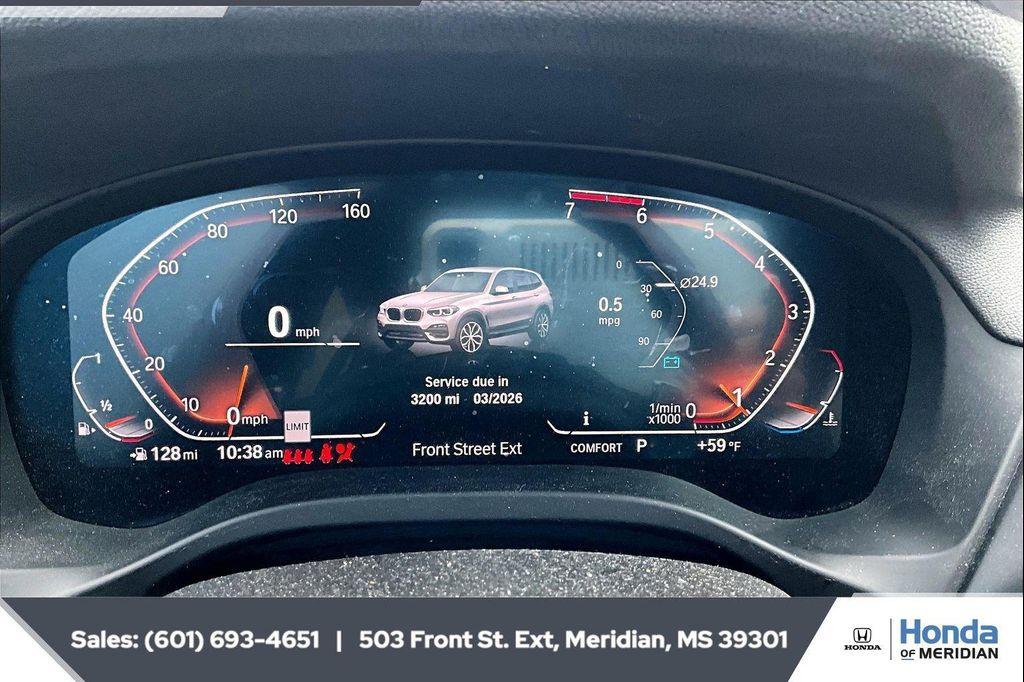 used 2020 BMW X3 car, priced at $18,400