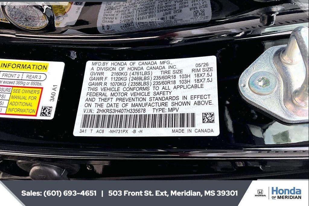 new 2026 Honda CR-V car, priced at $33,150