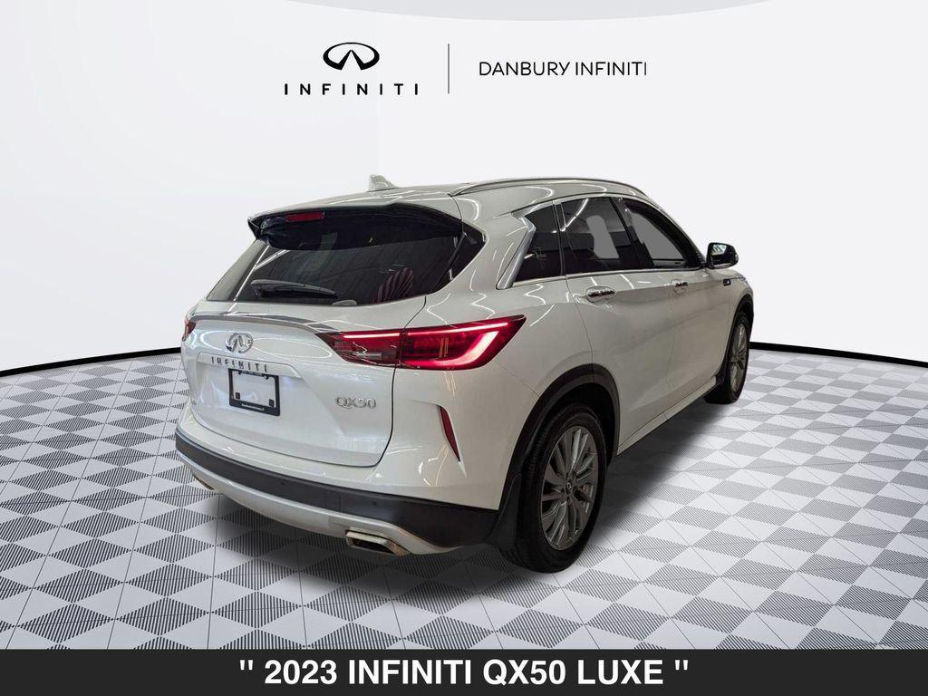 used 2023 INFINITI QX50 car, priced at $29,890