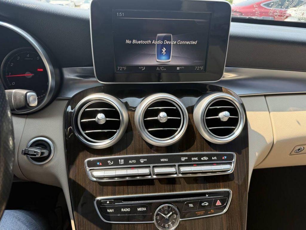 used 2018 Mercedes-Benz C-Class car, priced at $15,999