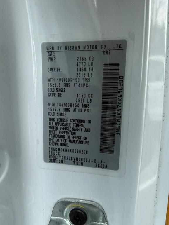 used 2019 Nissan NV200 car, priced at $17,999