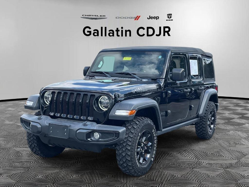 used 2021 Jeep Wrangler Unlimited car, priced at $26,000