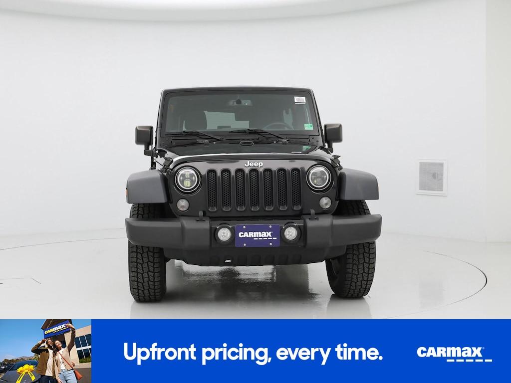 used 2016 Jeep Wrangler car, priced at $16,998