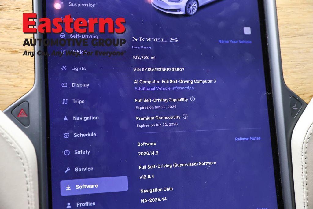 used 2019 Tesla Model S car, priced at $24,650