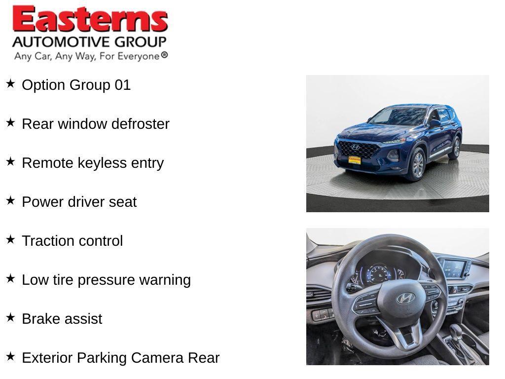 used 2020 Hyundai Santa Fe car, priced at $18,490