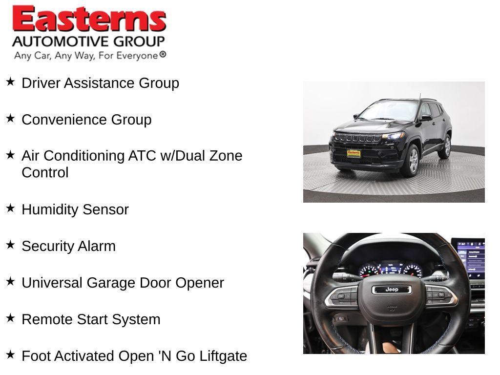 used 2022 Jeep Compass car, priced at $22,289