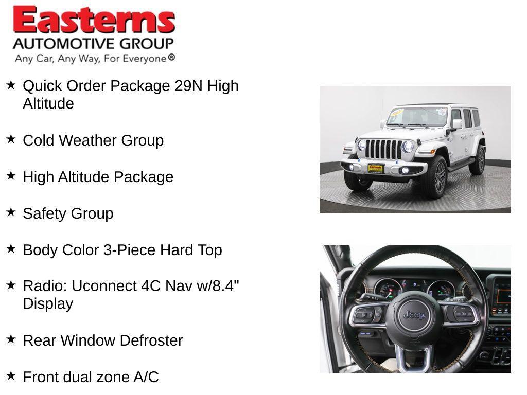used 2022 Jeep Wrangler Unlimited 4xe car, priced at $29,490