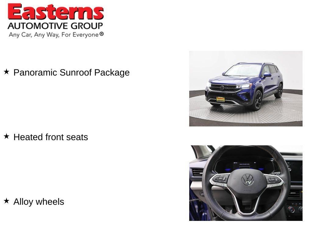 used 2022 Volkswagen Taos car, priced at $22,949