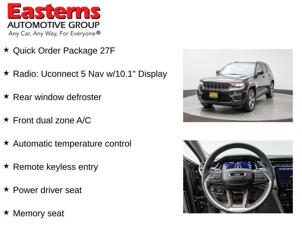 used 2023 Jeep Grand Cherokee 4xe car, priced at $26,690