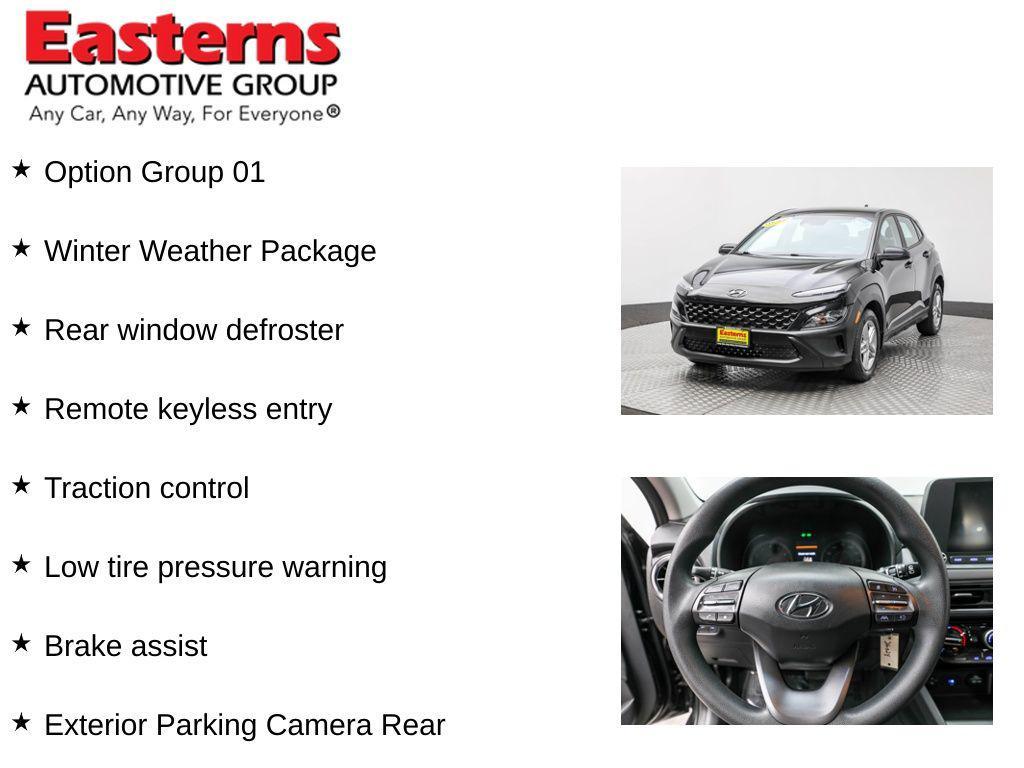 used 2022 Hyundai Kona car, priced at $16,950