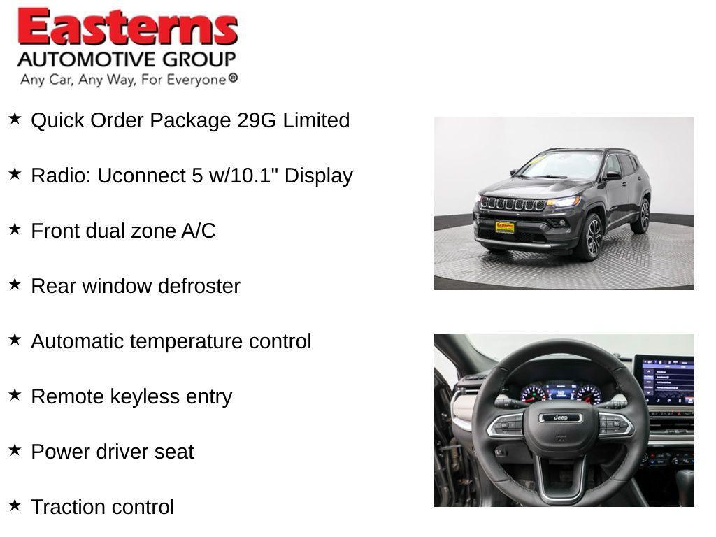 used 2024 Jeep Compass car, priced at $22,490