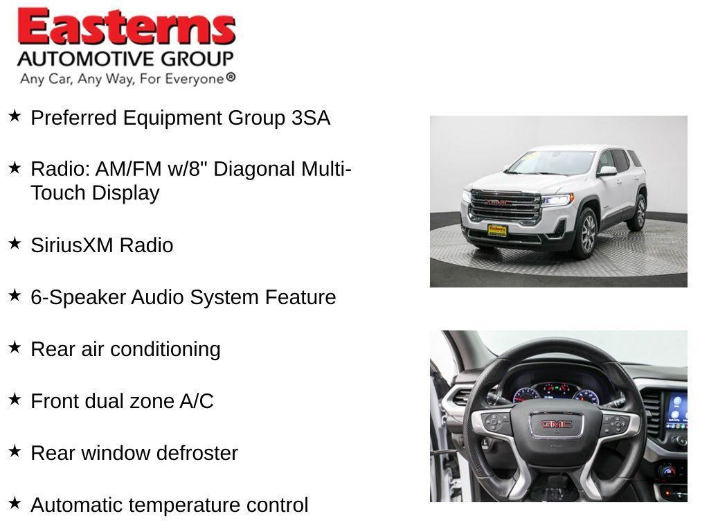 used 2022 GMC Acadia car, priced at $25,350