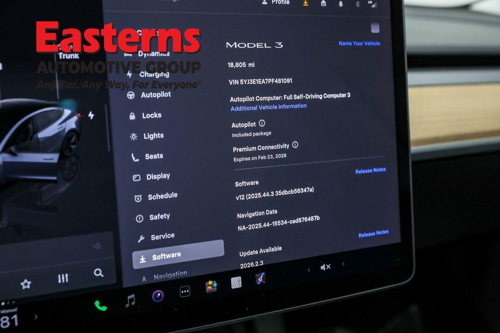 used 2023 Tesla Model 3 car, priced at $25,950