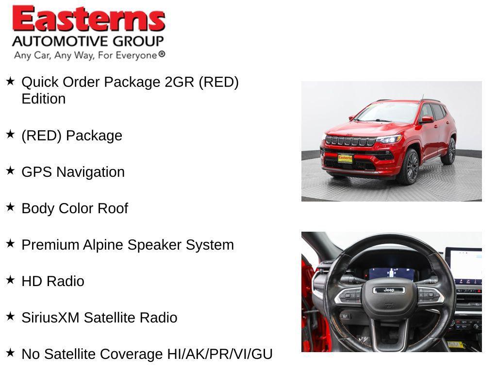 used 2022 Jeep Compass car, priced at $21,690