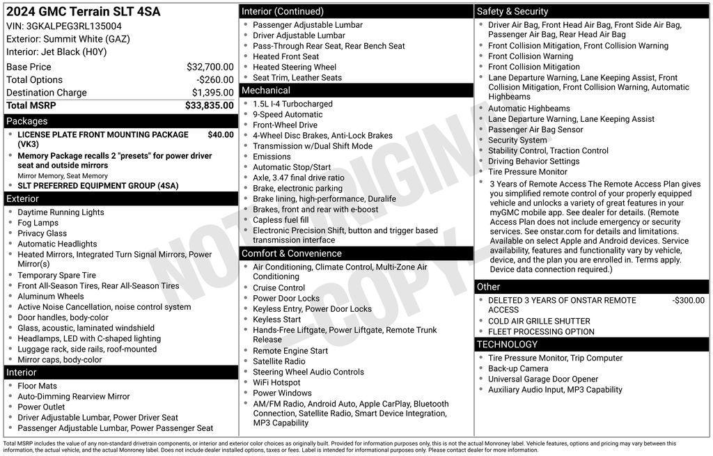 used 2024 GMC Terrain car, priced at $19,950