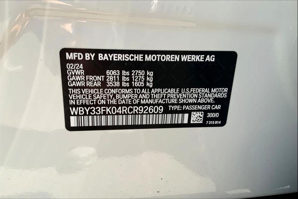 new 2024 BMW i5 car, priced at $55,545