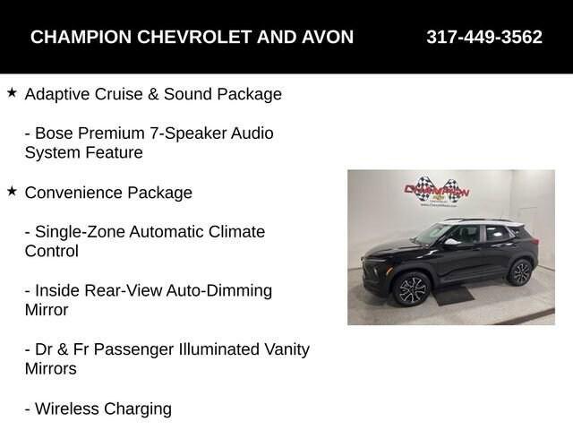 new 2025 Chevrolet TrailBlazer car, priced at $29,950