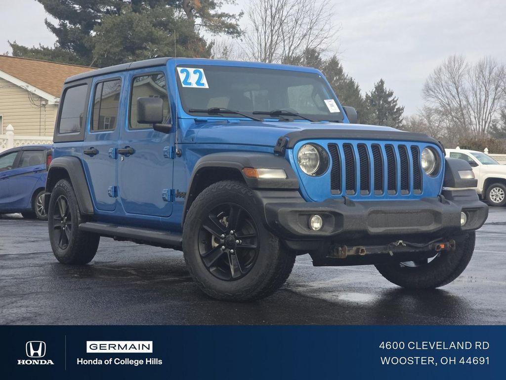 used 2022 Jeep Wrangler Unlimited car, priced at $27,000