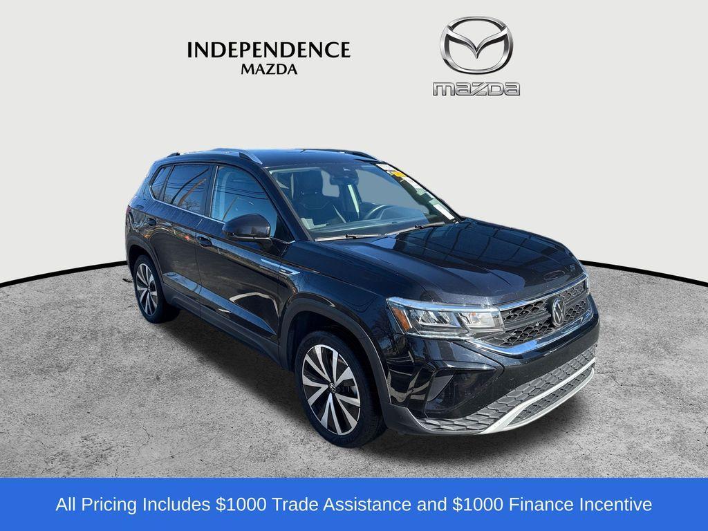 used 2024 Volkswagen Taos car, priced at $18,998