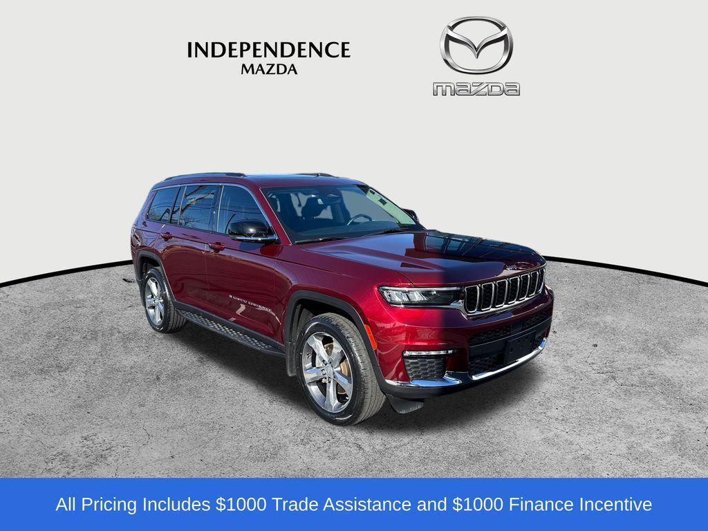 used 2021 Jeep Grand Cherokee L car, priced at $24,999