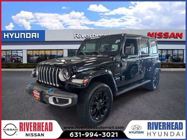 used 2022 Jeep Wrangler Unlimited 4xe car, priced at $26,990