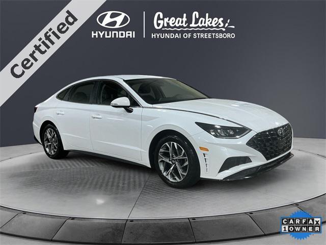 used 2021 Hyundai Sonata car, priced at $16,811