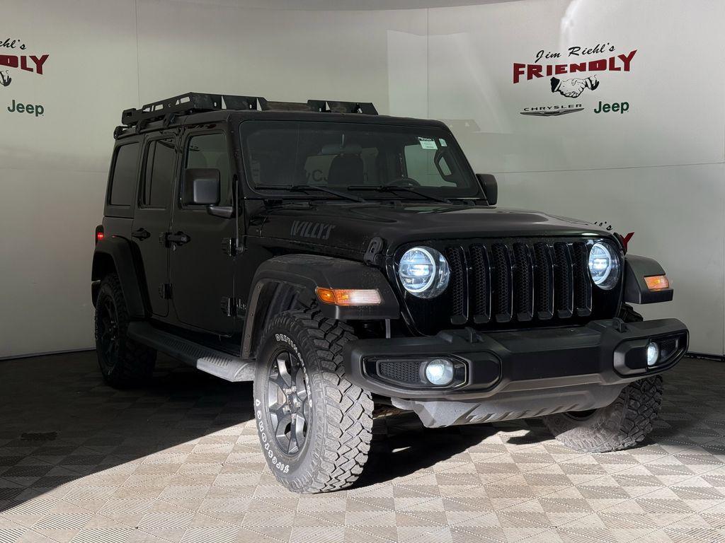 used 2021 Jeep Wrangler car, priced at $20,225