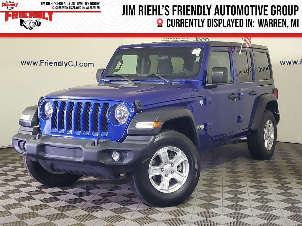 used 2019 Jeep Wrangler Unlimited car, priced at $19,269