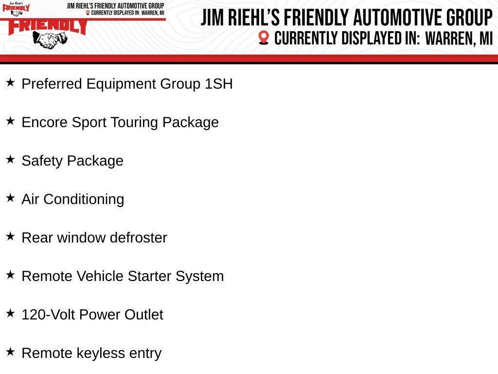 used 2020 Buick Encore car, priced at $17,275