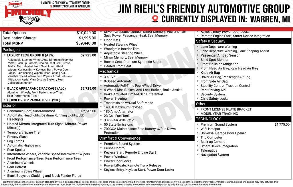 new 2025 Jeep Grand Cherokee L car, priced at $46,921