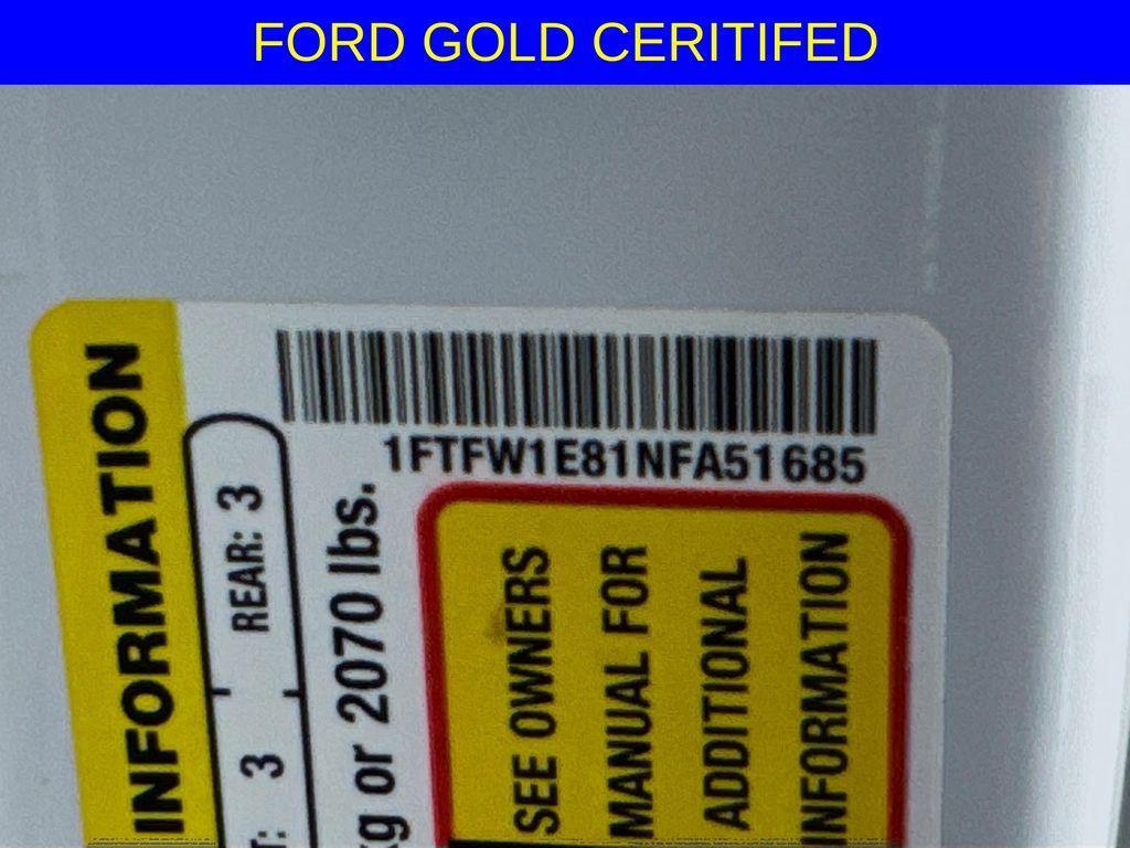 2022 Oxford White Ford F-150