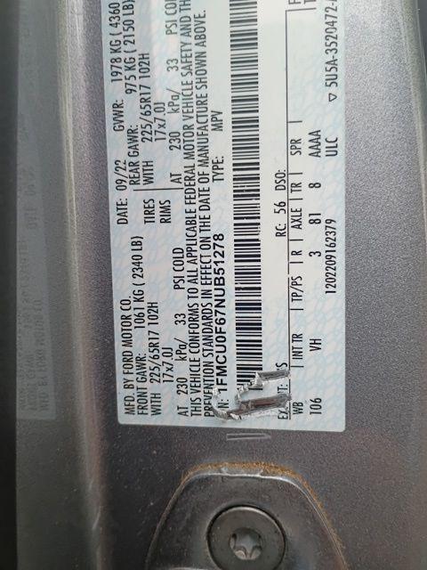 used 2022 Ford Escape car, priced at $17,400