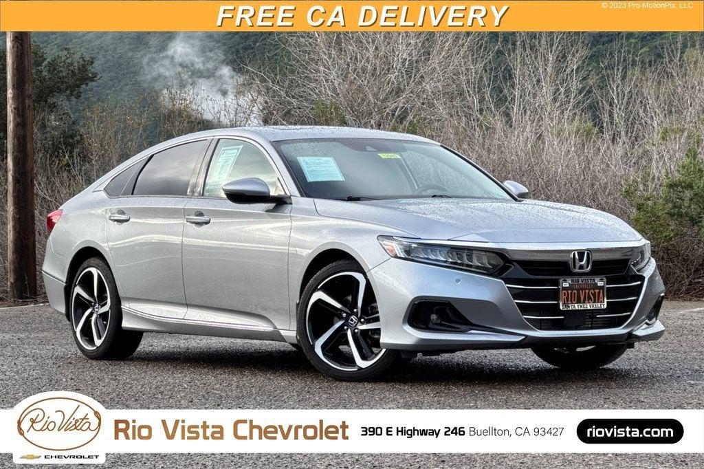 used 2021 Honda Accord car, priced at $23,763