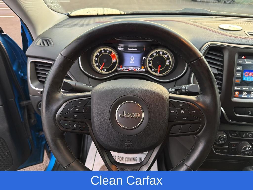 used 2021 Jeep Cherokee car, priced at $18,490