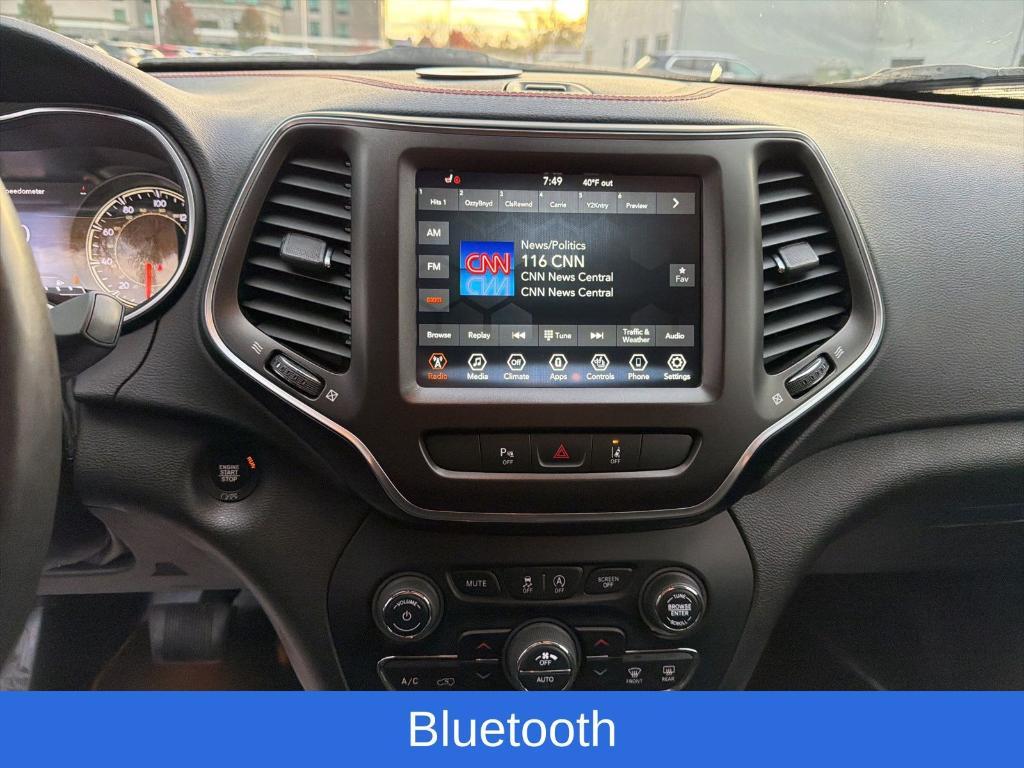 used 2021 Jeep Cherokee car, priced at $18,490