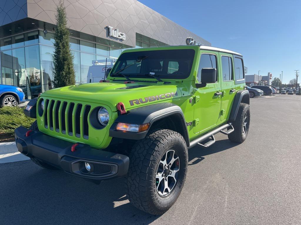 used 2021 Jeep Wrangler Unlimited car, priced at $32,232