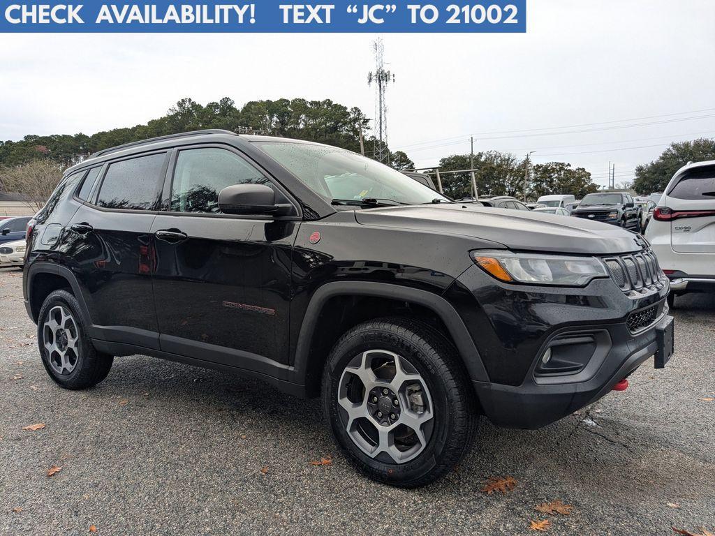 used 2022 Jeep Compass car, priced at $22,500