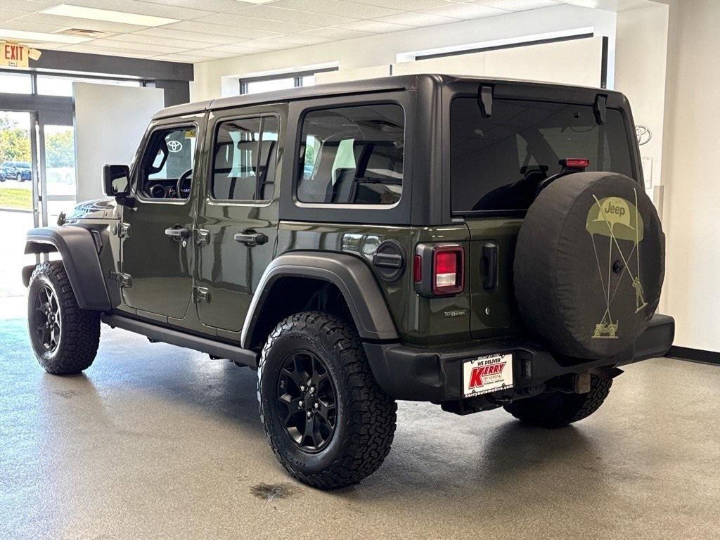 used 2021 Jeep Wrangler Unlimited car, priced at $25,640