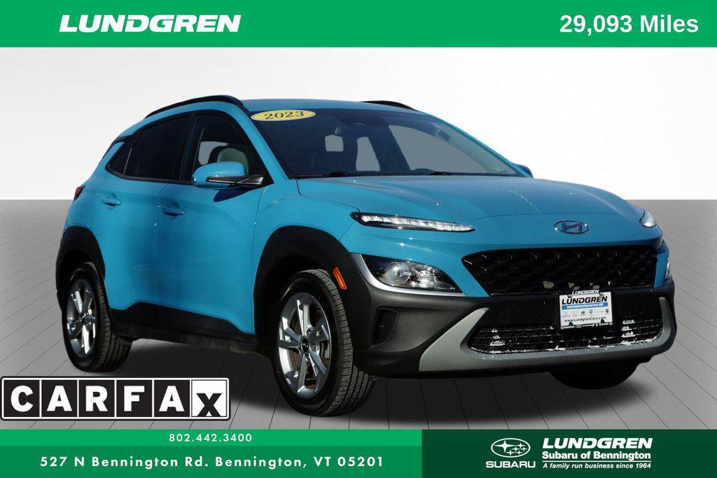 used 2023 Hyundai Kona car, priced at $20,887