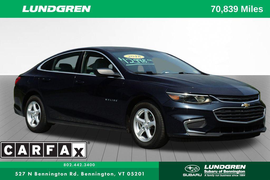 used 2018 Chevrolet Malibu car, priced at $9,991