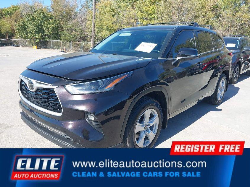 used 2021 Toyota Highlander car, priced at $23,300