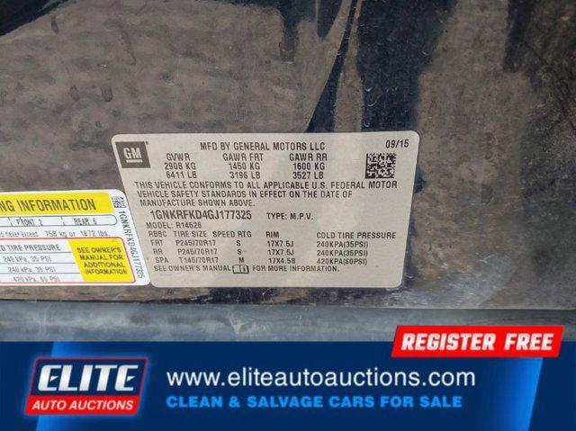 used 2016 Chevrolet Traverse car, priced at $2,175