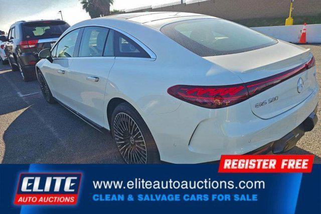 used 2022 Mercedes-Benz EQS 580 car, priced at $37,000
