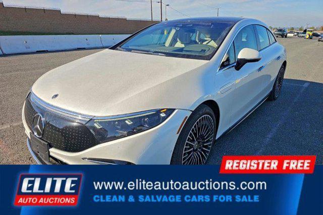 used 2022 Mercedes-Benz EQS 580 car, priced at $37,000