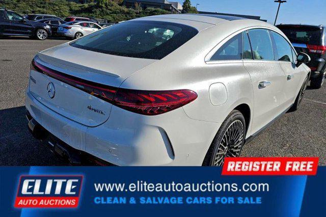 used 2022 Mercedes-Benz EQS 580 car, priced at $37,000
