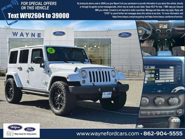 used 2017 Jeep Wrangler Unlimited car, priced at $15,992