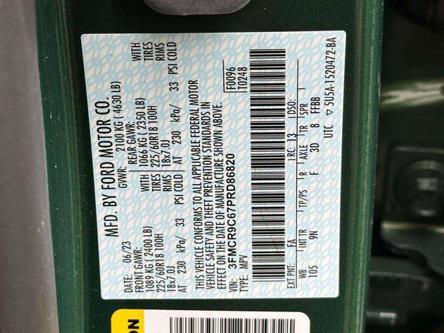 used 2023 Ford Bronco Sport car, priced at $27,485