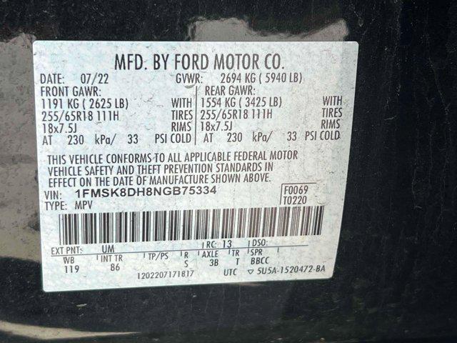 used 2022 Ford Explorer car, priced at $27,496