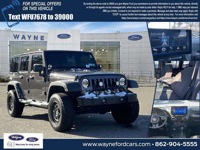 used 2016 Jeep Wrangler Unlimited car, priced at $17,500